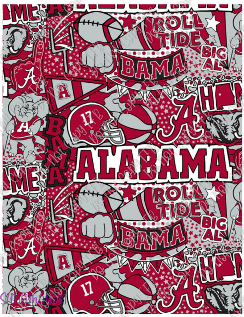 Alabama Full Sheet Sublimation