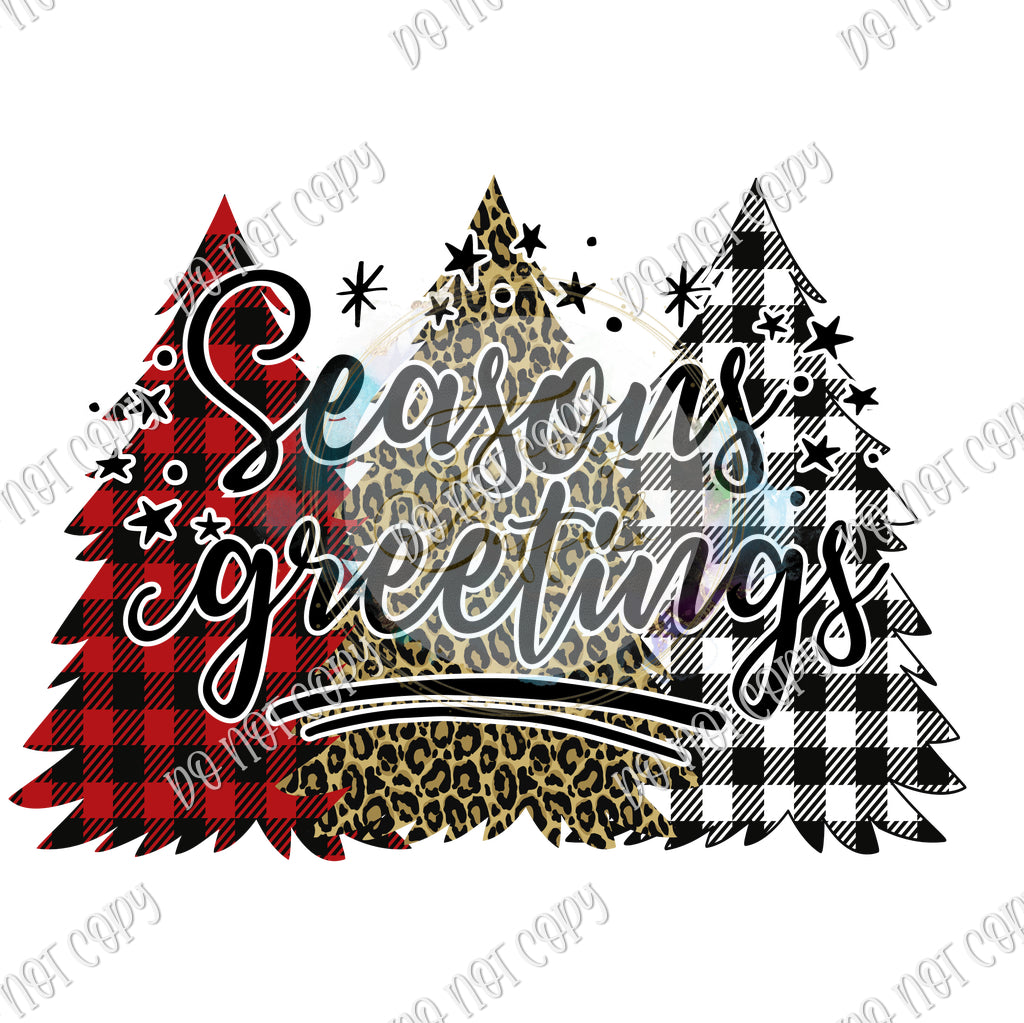 Seasons Greetings Trees