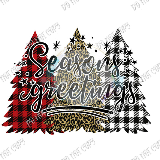 Seasons Greetings Trees