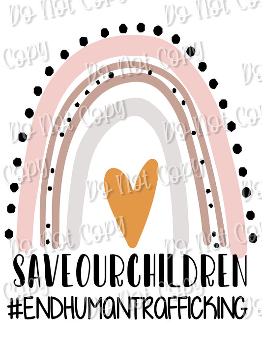 Save Our Children Sublimation