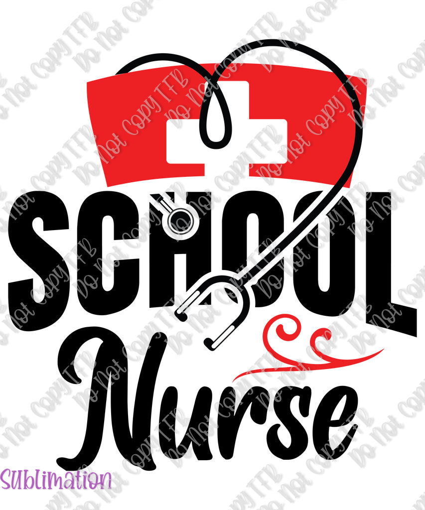 School Nurse 3 Sublimation