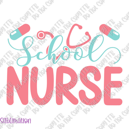 School Nurse 2 Sublimation
