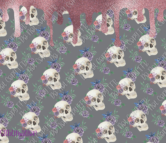 Skulls 7 Tumbler Sublimation Prints