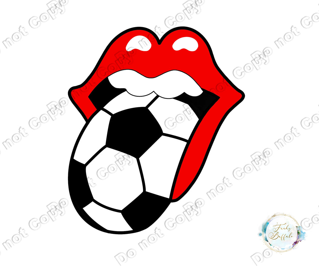 Soccer Tongue Sublimation