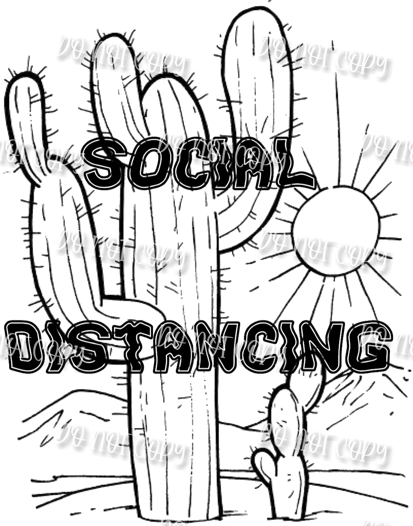 Social Distancing Sublimation