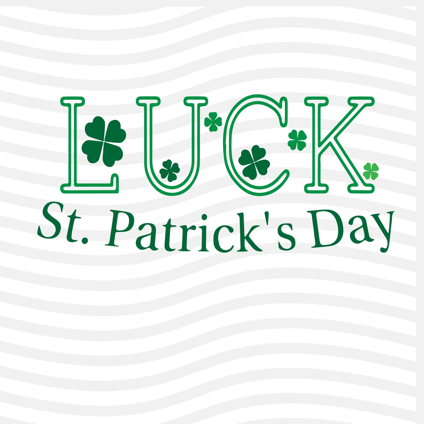 St. Patrick's Luck Sublimation