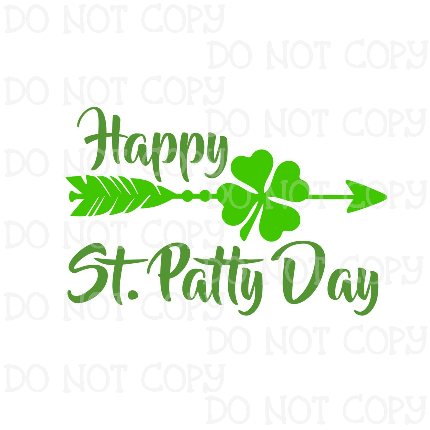 St. Patty Day Arrow Sublimation