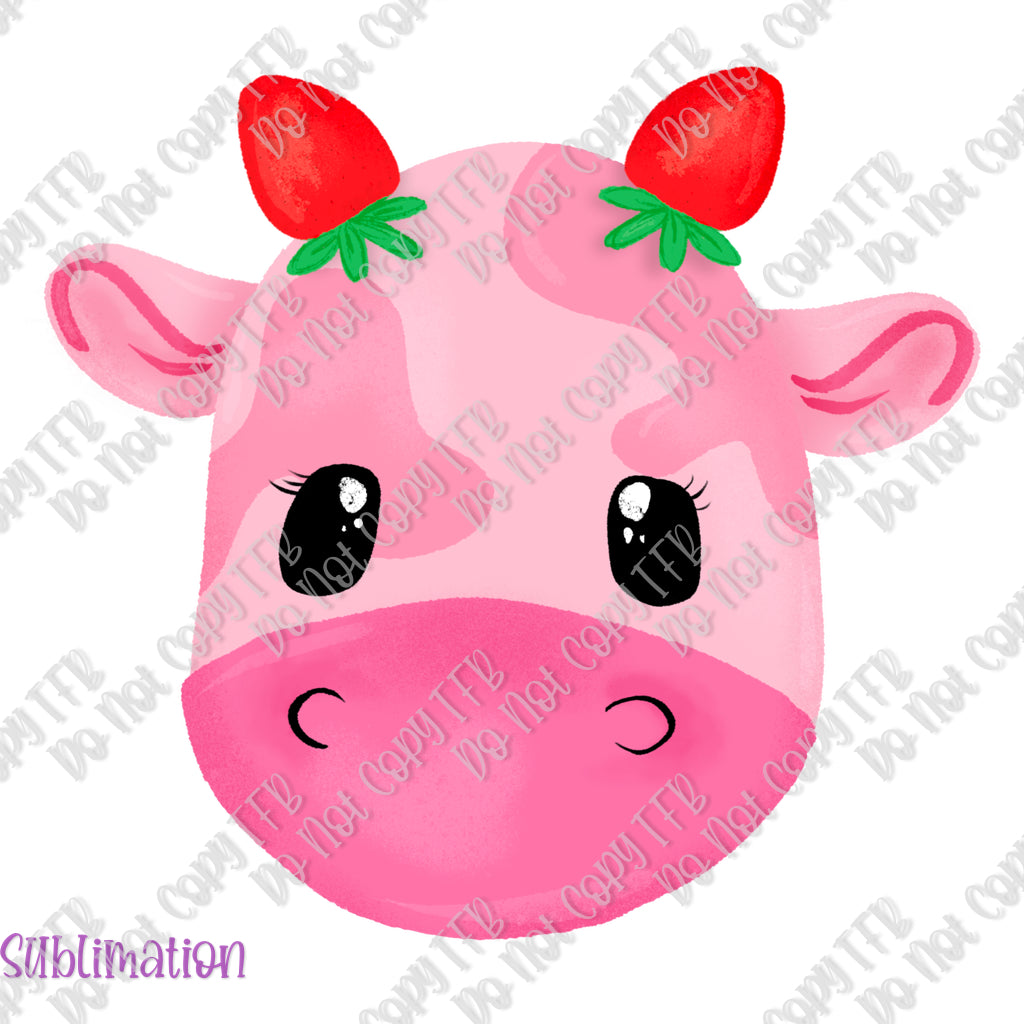 Strawberry Cow Sublimation