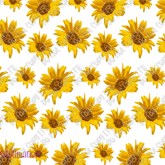 Sunflowers Full Sheet Sublimation
