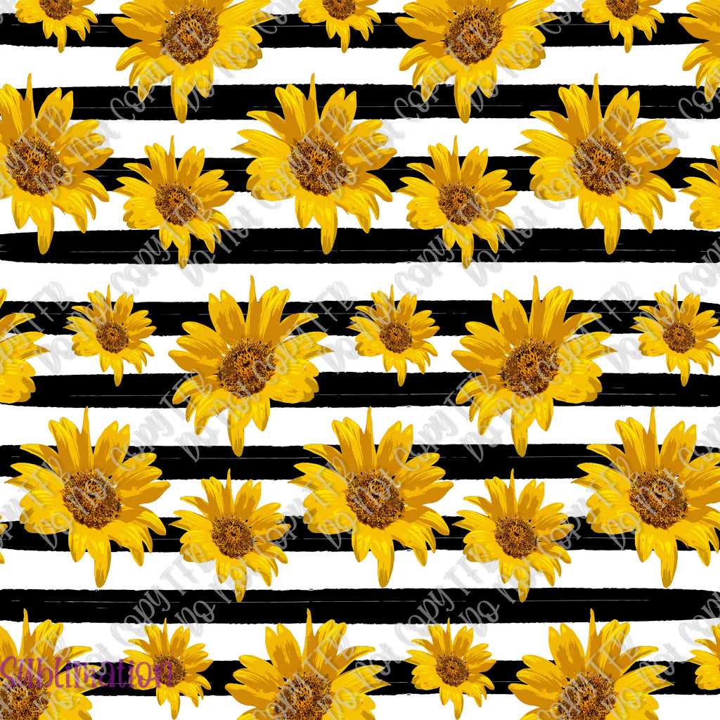 Sunflowers Full Sheet Sublimation