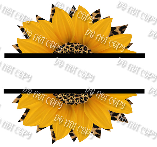Sunflower with name sublimation  (Mom, Mama, Mommy...)