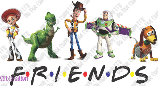 Toy Story Friends Sublimation