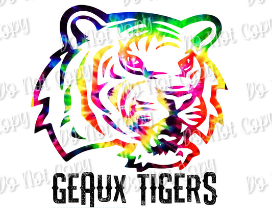 Geaux Tigers Colorful Sublimation