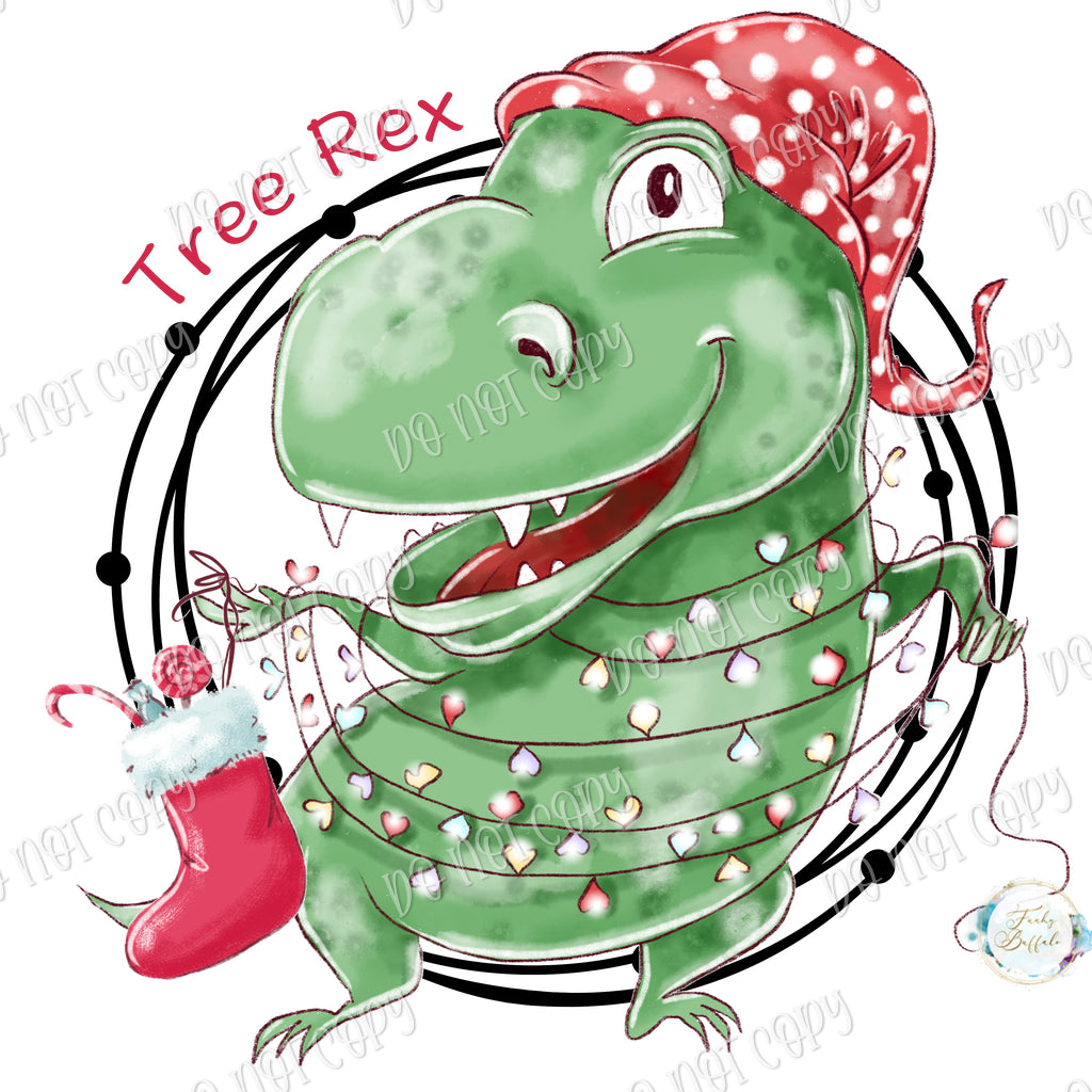 Tree Rex 2 Christmas Sublimation