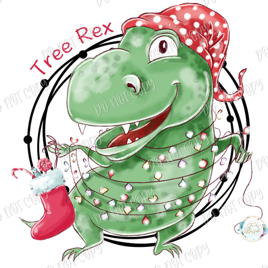 Tree Rex 2 Christmas Sublimation