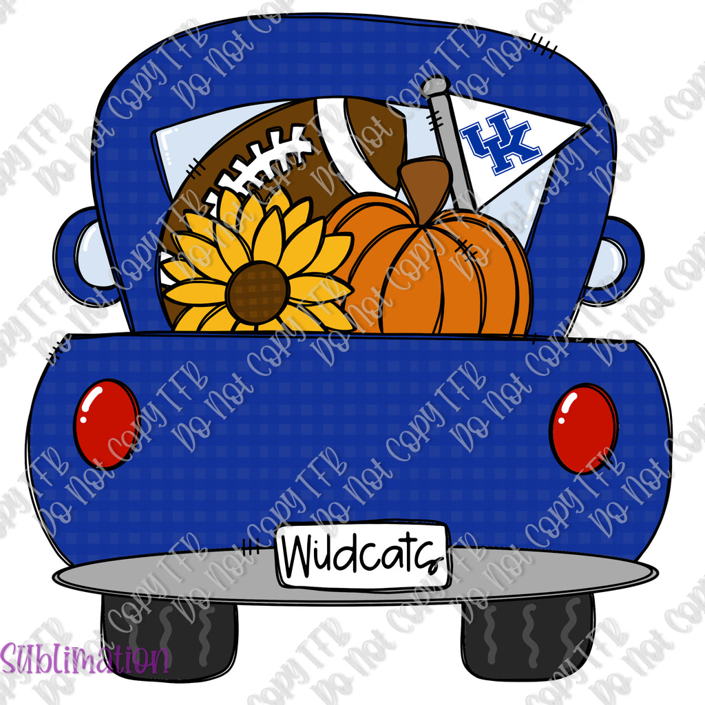 University of Kentucky Truck Sublimation