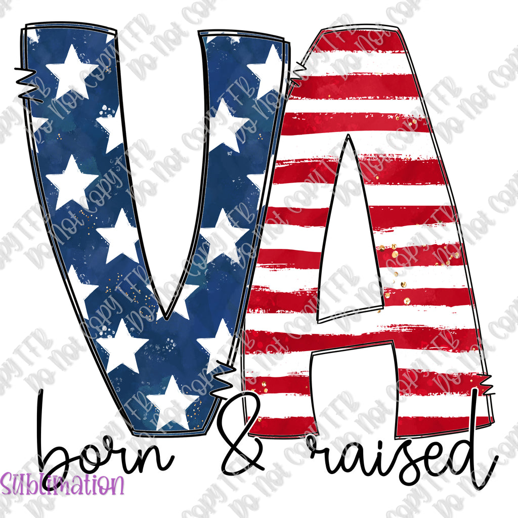 VA Stars & Stripes Sublimation