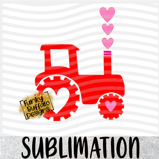 Valentine Tractor Sublimation