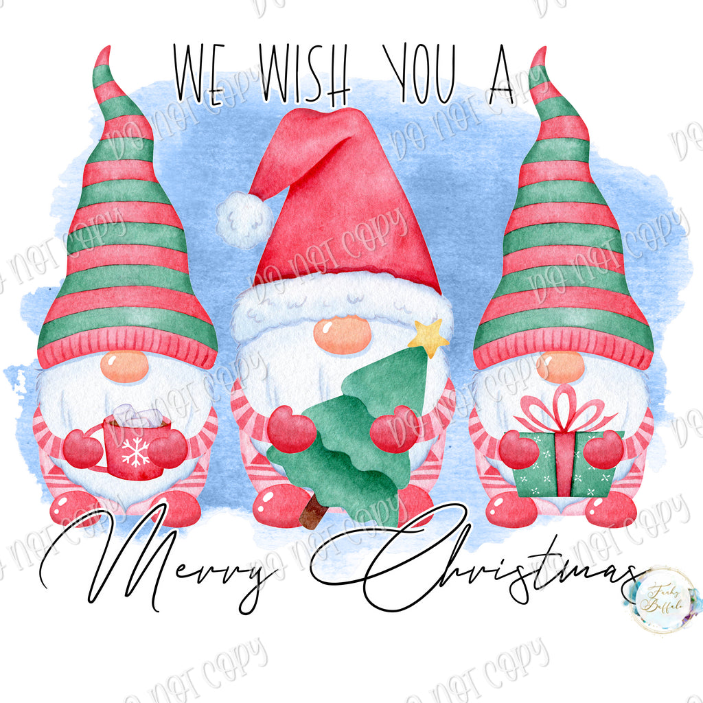 We Wish You a Merry Christmas Sublimation