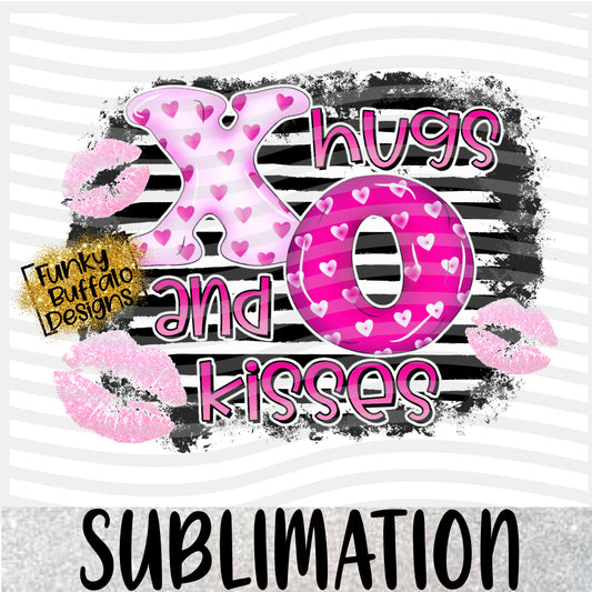 XO Hugs and Kisses Sublimation