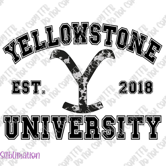 Yellowstone University Sublimation