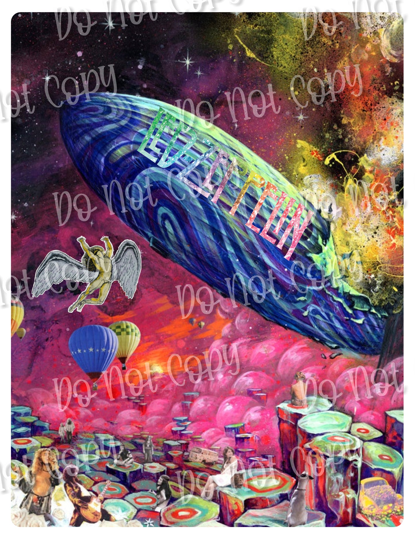 Zepplin Poster Sublimation