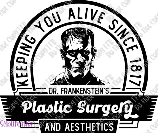 Frankenstien Plastic Surgery Sublimation