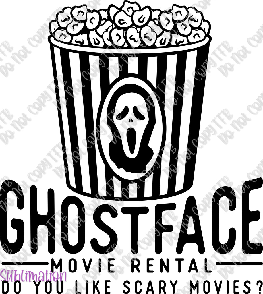 Ghost Face Movie 1 Sublimation