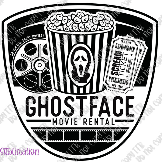 Ghost Face Movie 2 Sublimation