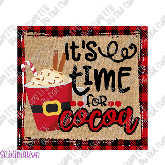 Hot Cocoa Sublimation