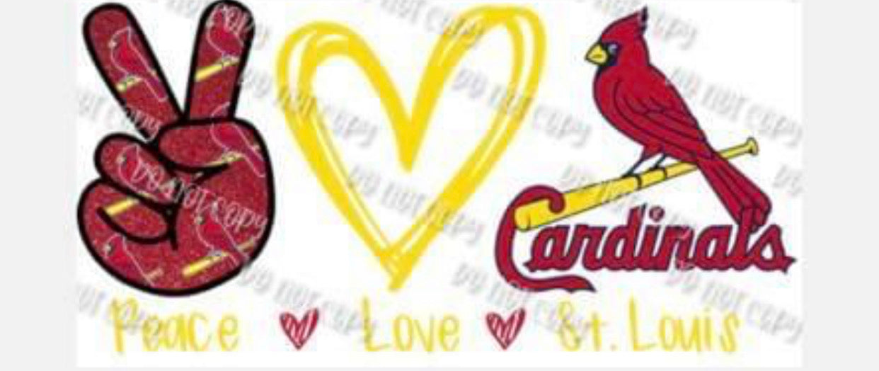 Peace Love Cardinals 2