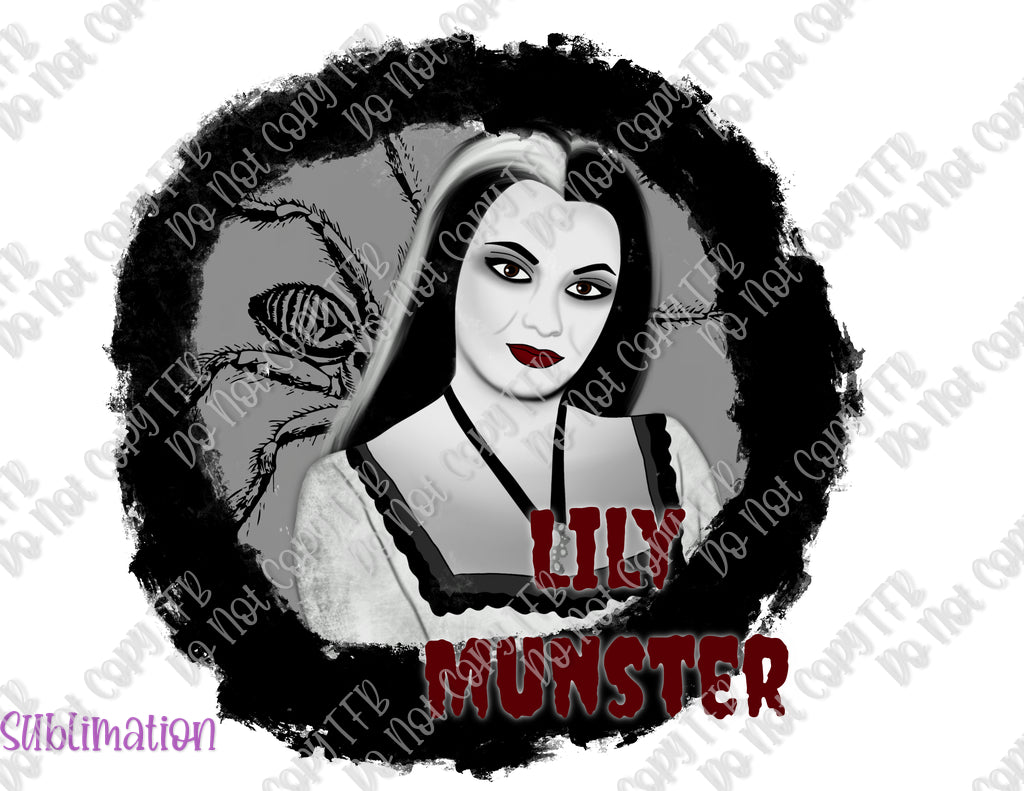 Lily Munster Sublimation