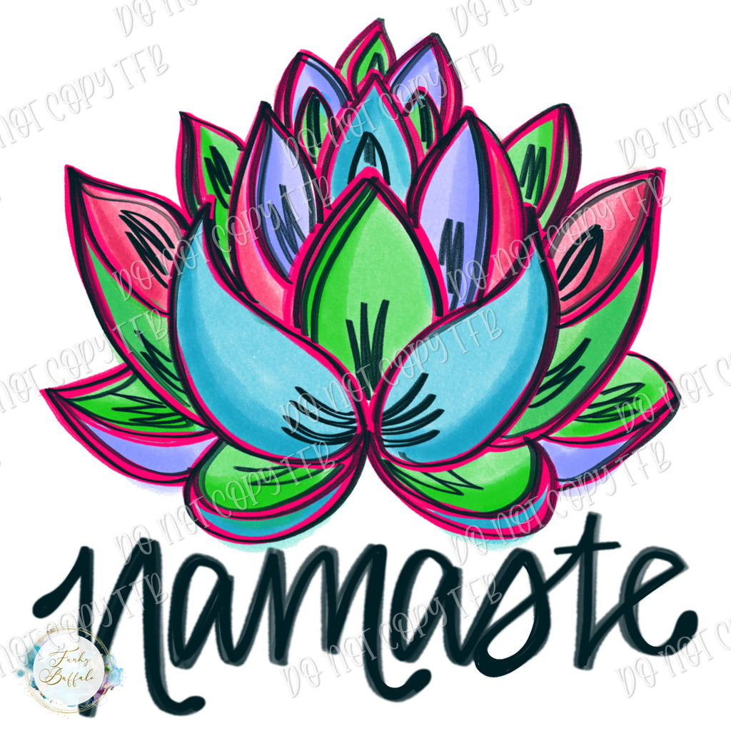 Namaste Lotus Sublimation