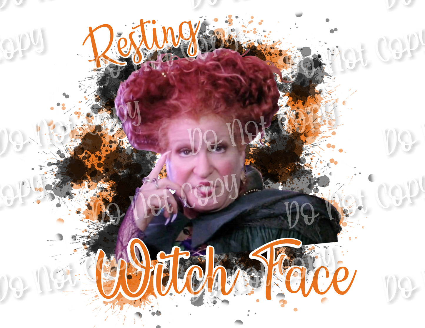 Resting Witch Face Sublimation
