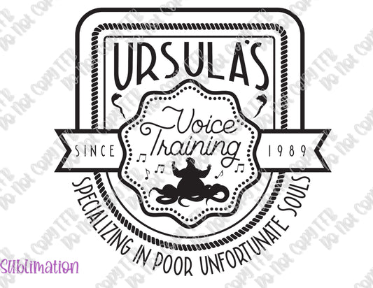 Ursula's Voice Training Sublimation