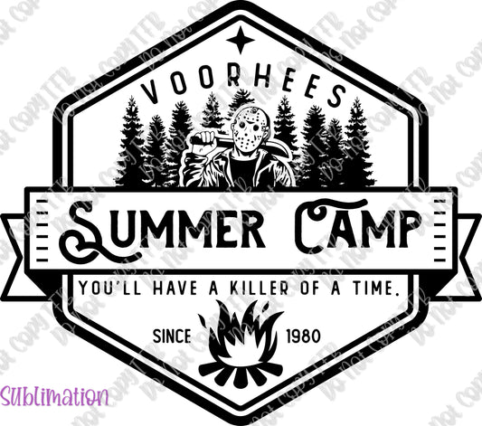 Vorhee's Summer Camp Sublimation