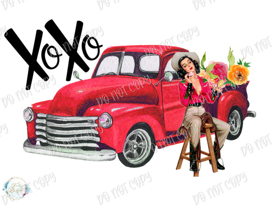 XOXO Truck Sublimation